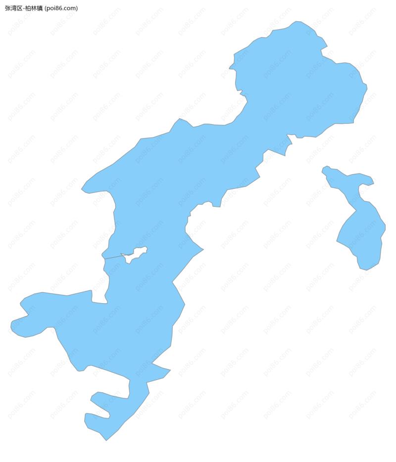 柏林镇边界地图