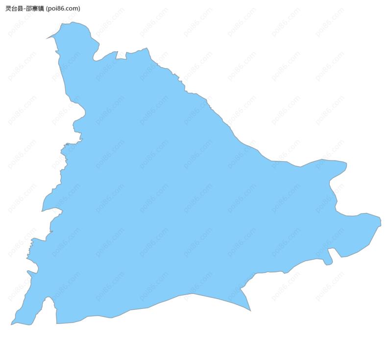 邵寨镇边界地图