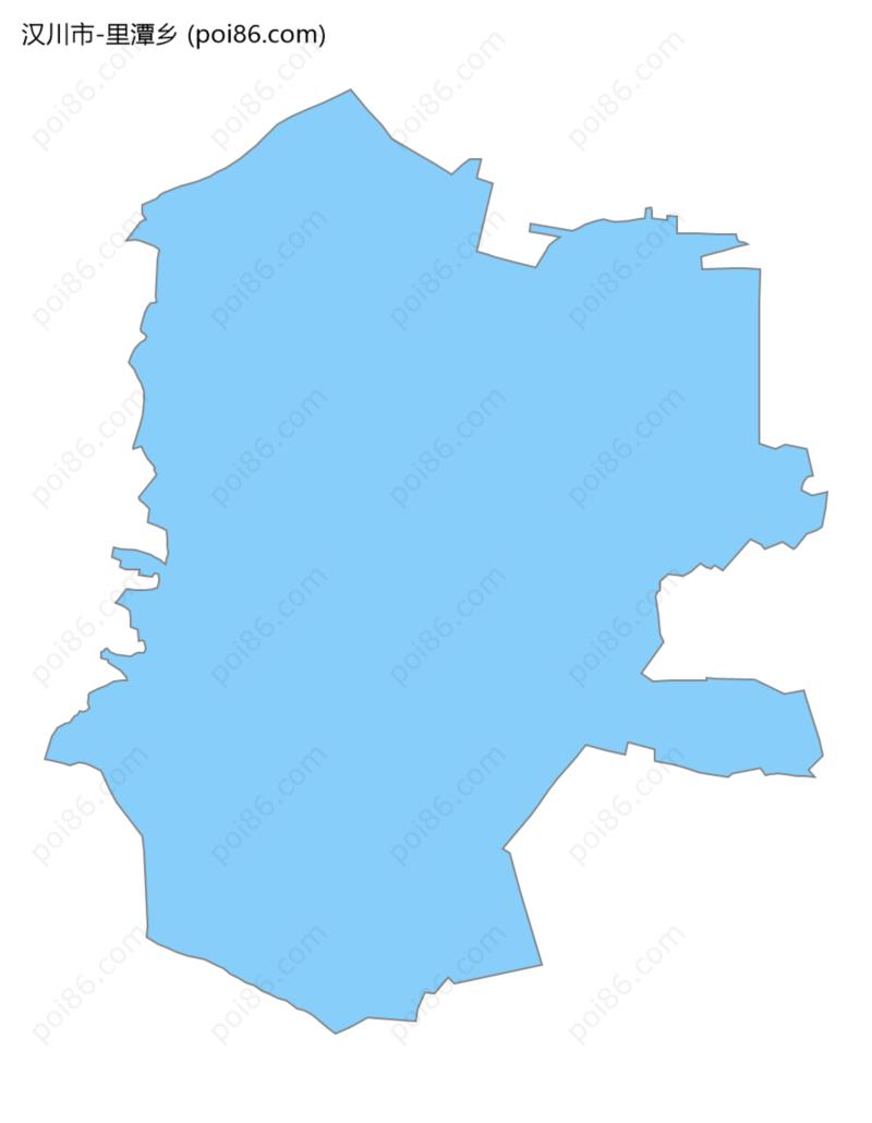 里潭乡边界地图