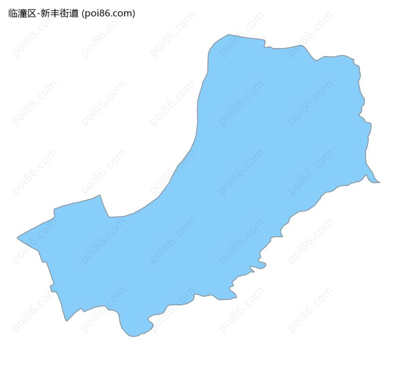 新丰街道边界地图