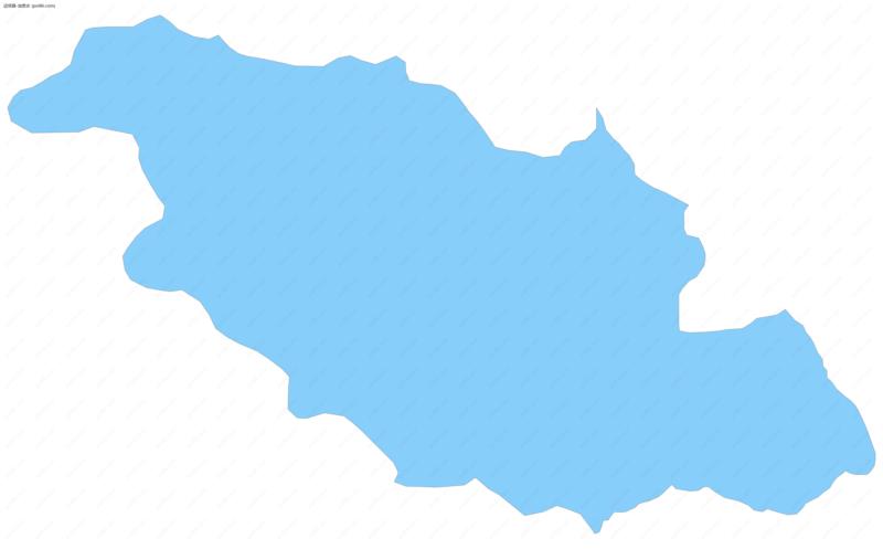 加贡乡边界地图