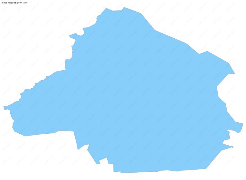 保合少镇边界地图