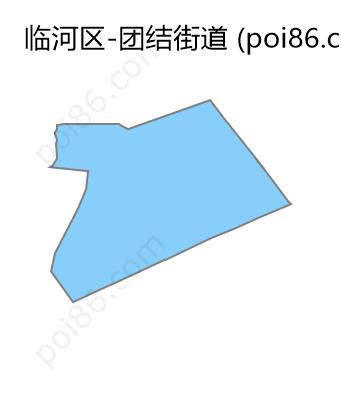 团结街道边界地图