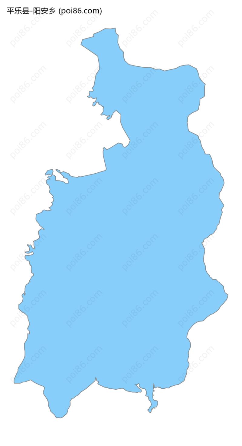 阳安乡边界地图