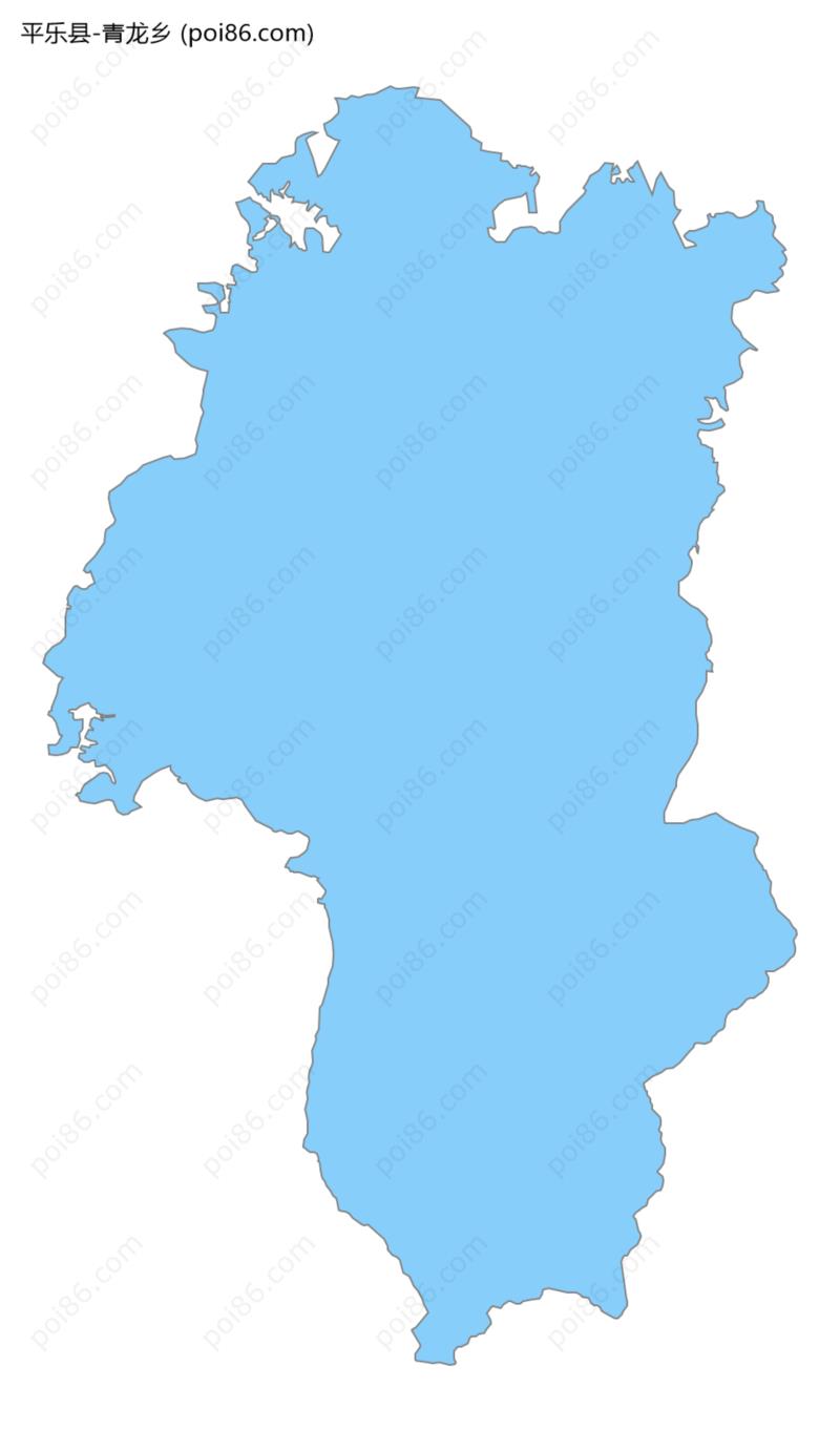 青龙乡边界地图