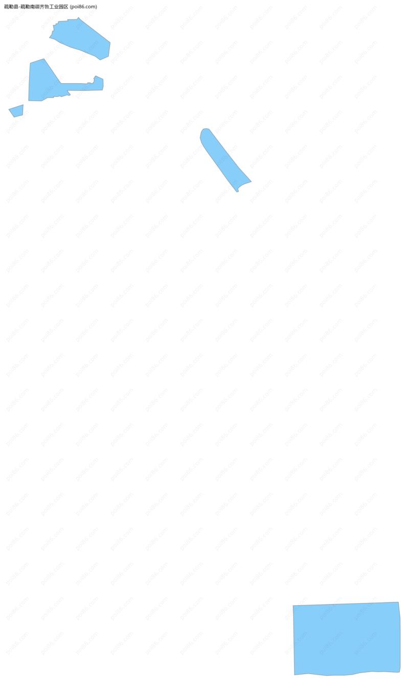 疏勒南疆齐鲁工业园区边界地图