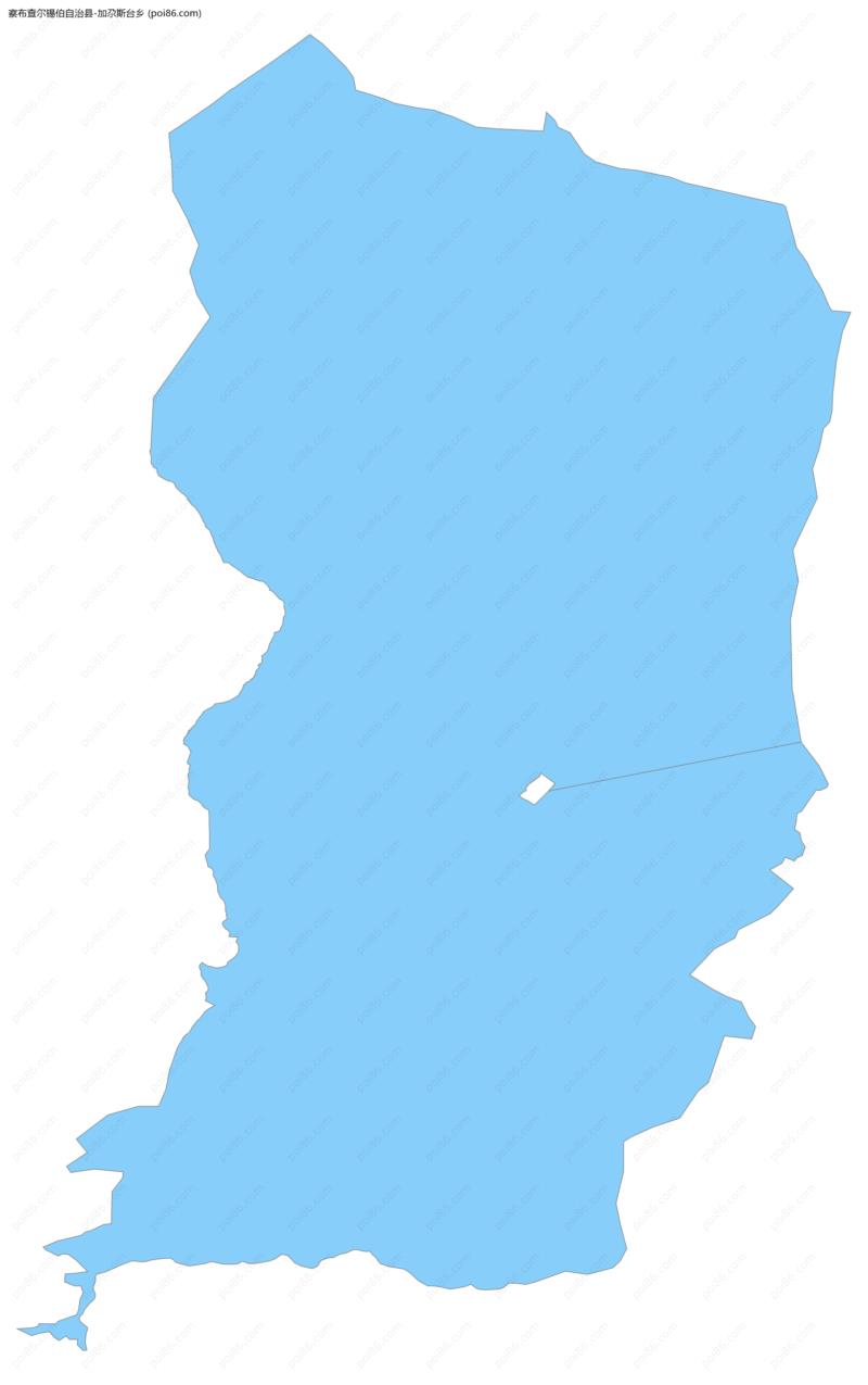 加尕斯台乡边界地图