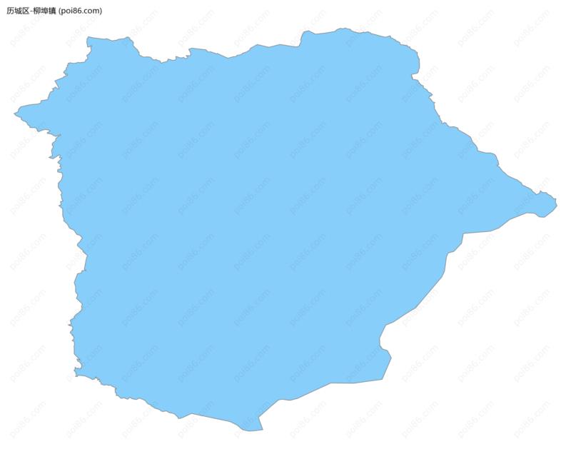 柳埠镇边界地图