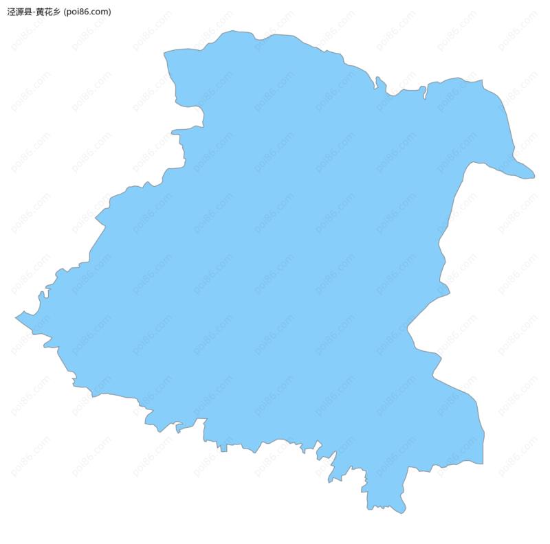 黄花乡边界地图