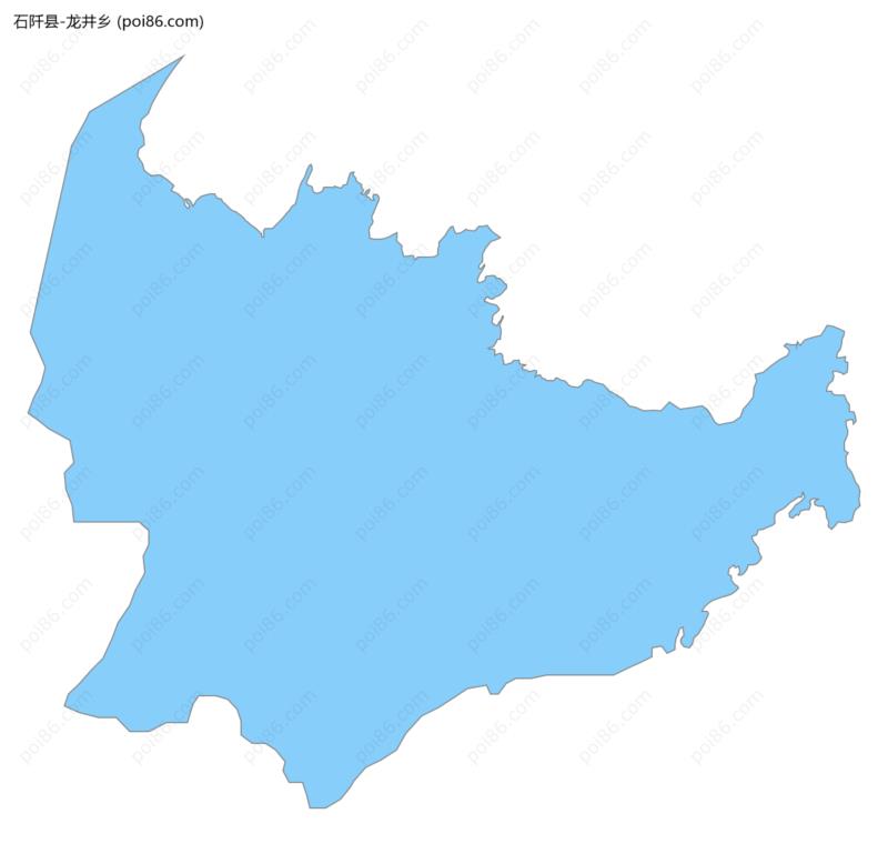 龙井乡边界地图