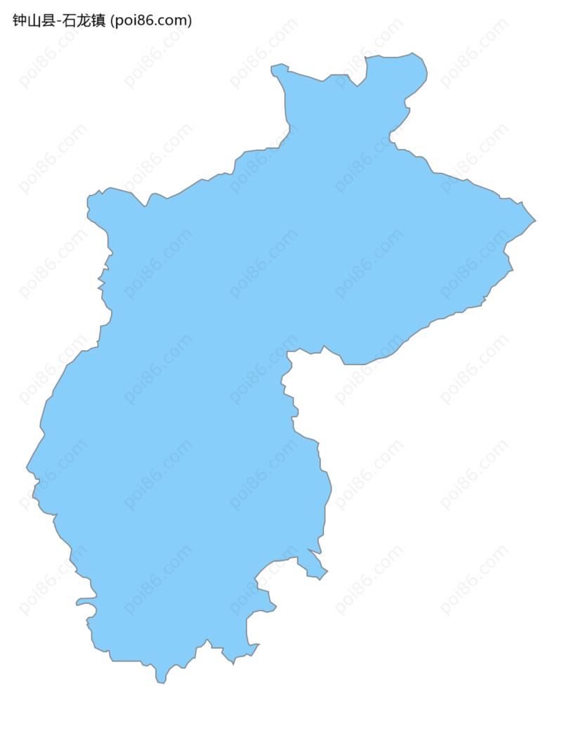 石龙镇边界地图