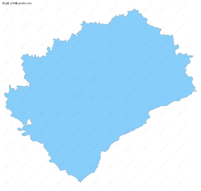 太平镇边界地图