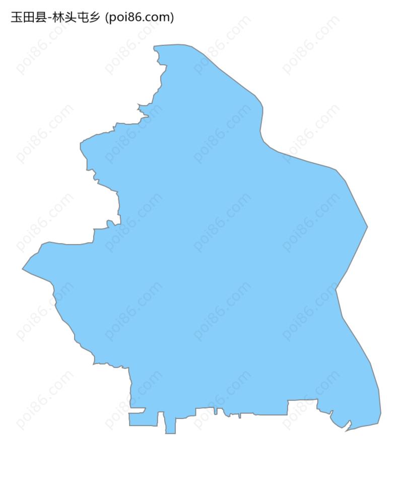 林头屯乡边界地图