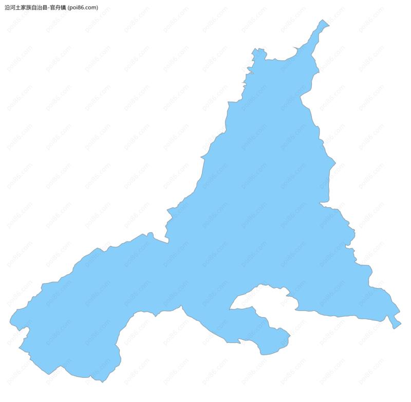 官舟镇边界地图