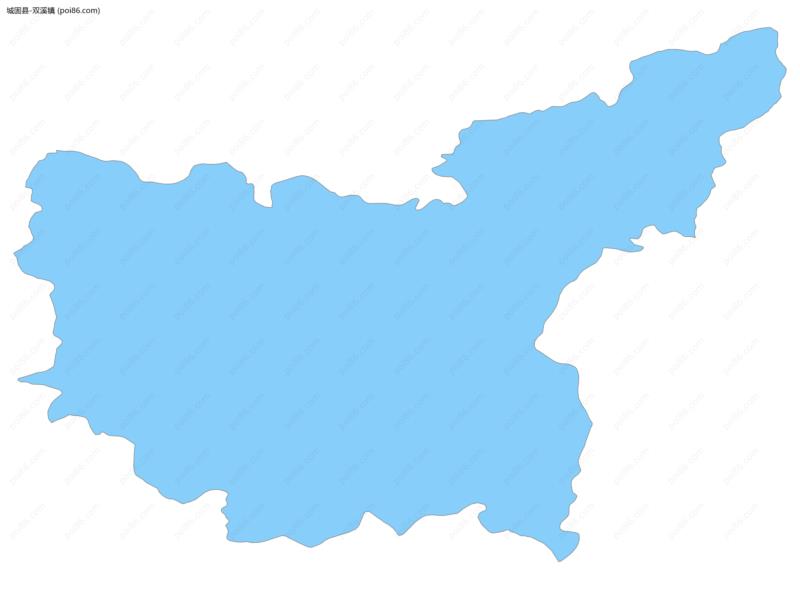 双溪镇边界地图