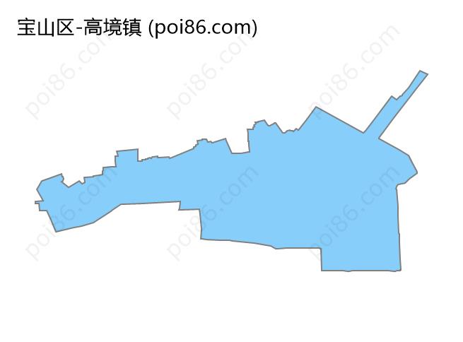 高境镇边界地图