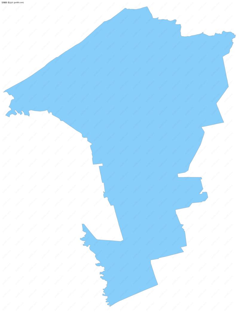 宝山乡边界地图