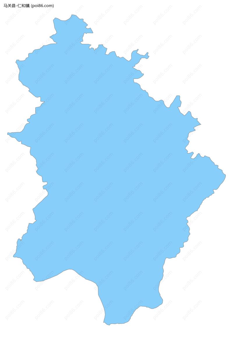 仁和镇边界地图