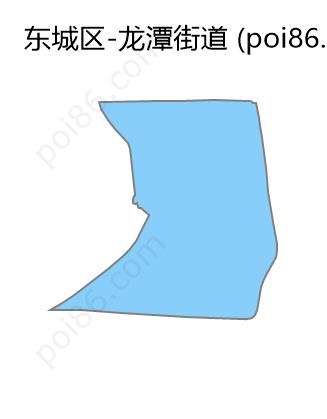 龙潭街道边界地图