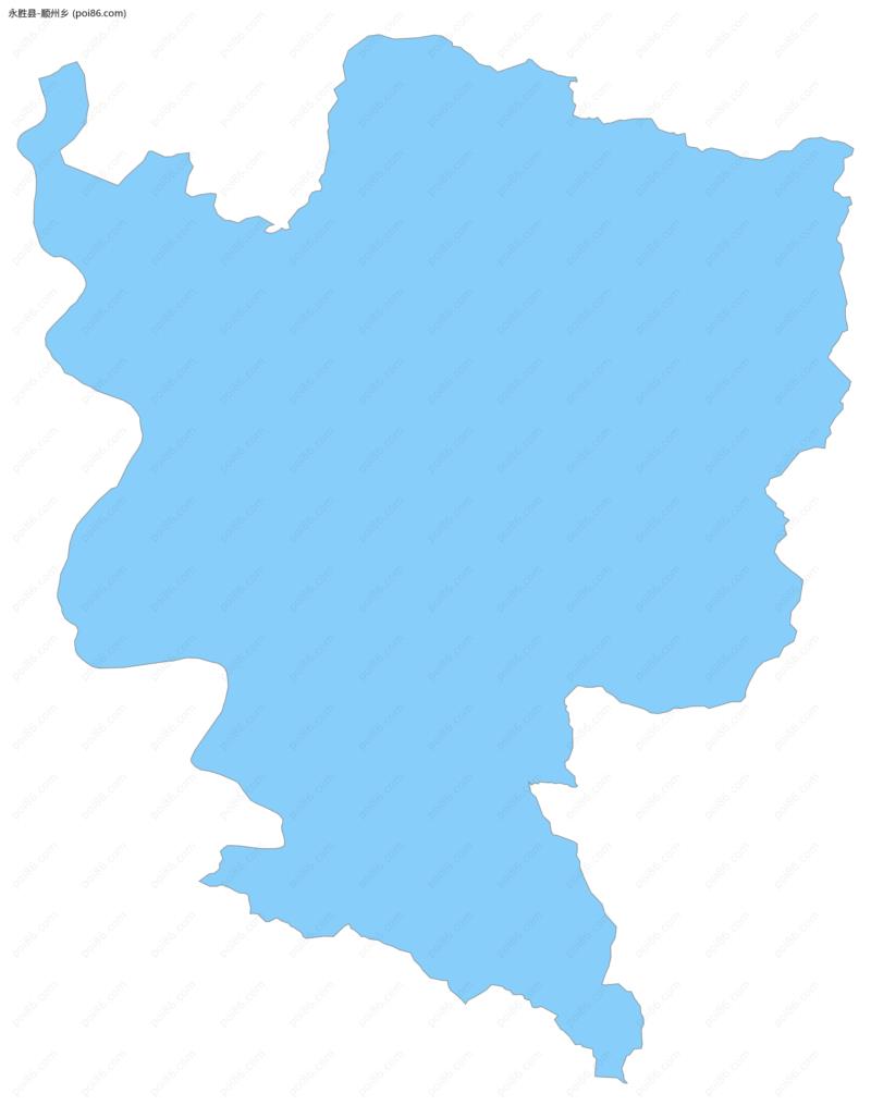 顺州乡边界地图