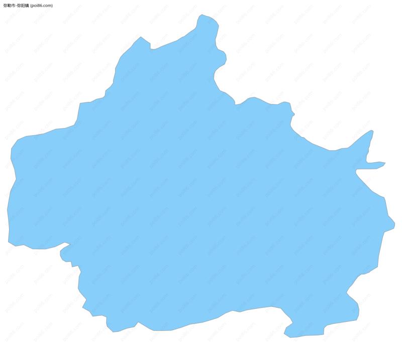 弥阳镇边界地图