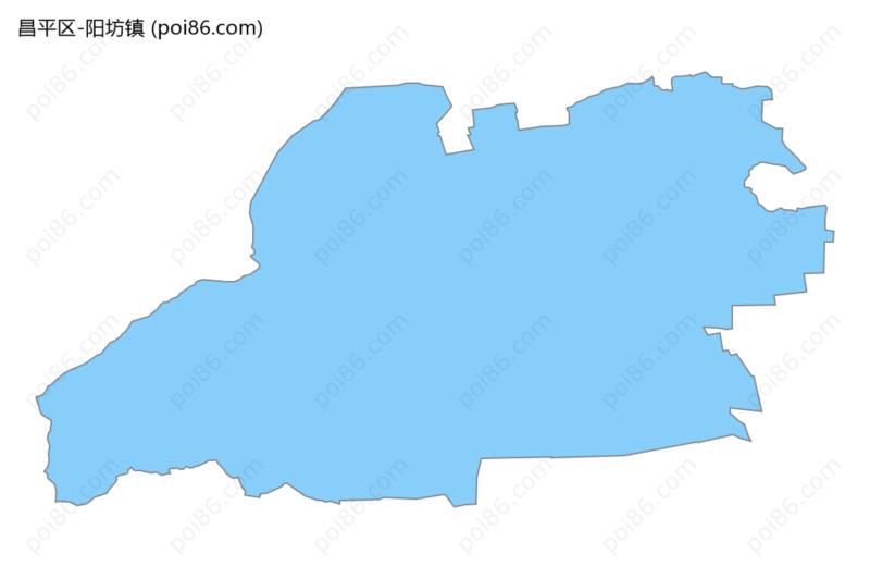 阳坊镇边界地图