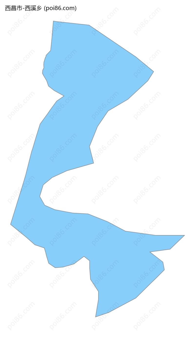 西溪乡边界地图