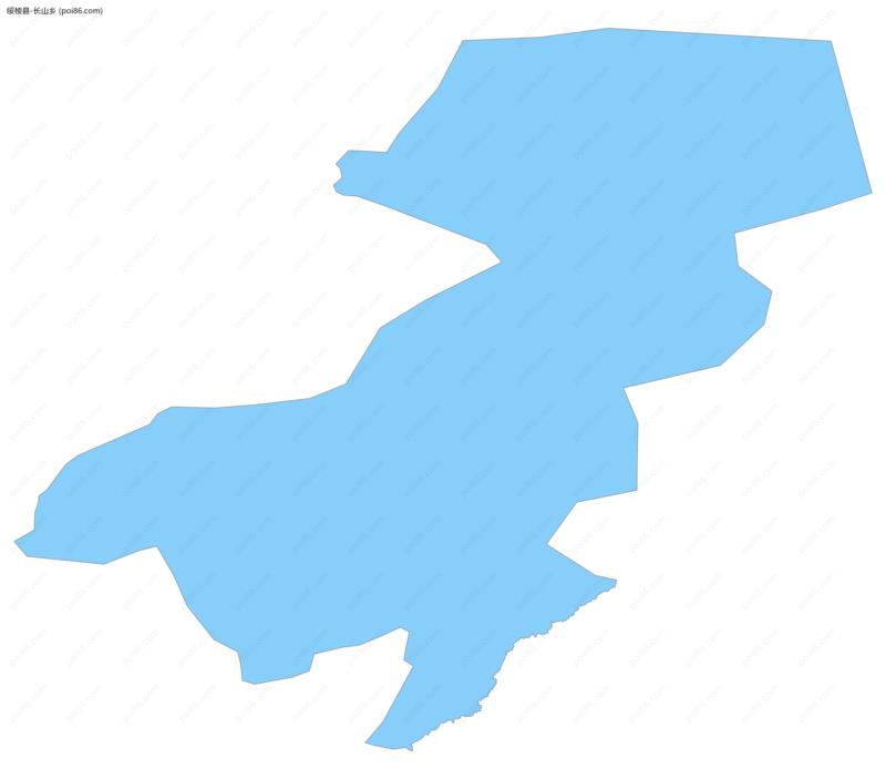 长山乡边界地图