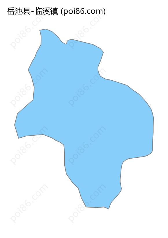 临溪镇边界地图