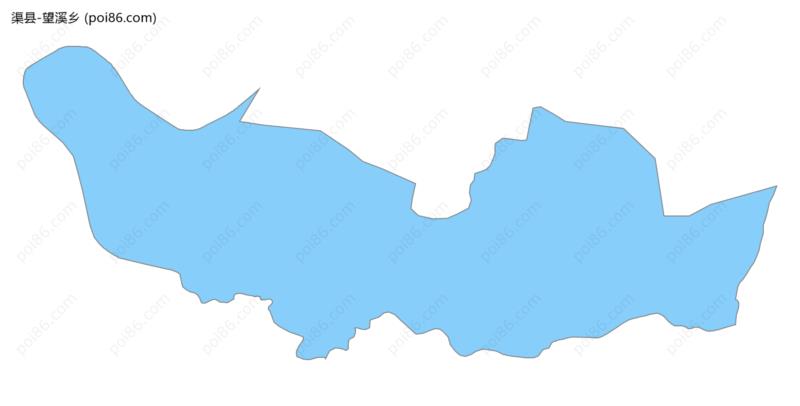 望溪乡边界地图