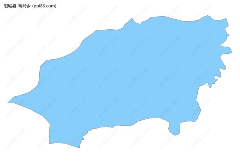 驾岭乡边界地图