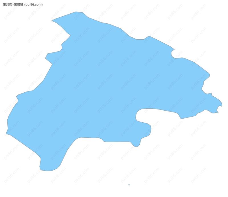 黑岛镇边界地图
