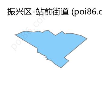 站前街道边界地图