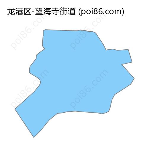 望海寺街道边界地图