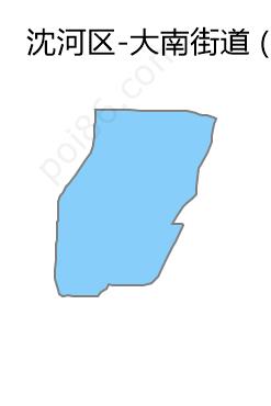 大南街道边界地图
