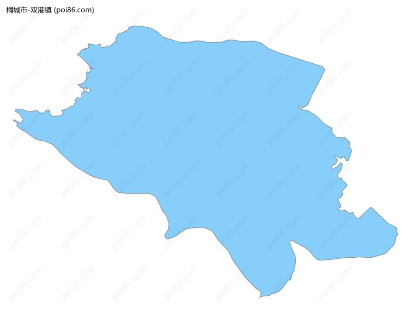 双港镇边界地图