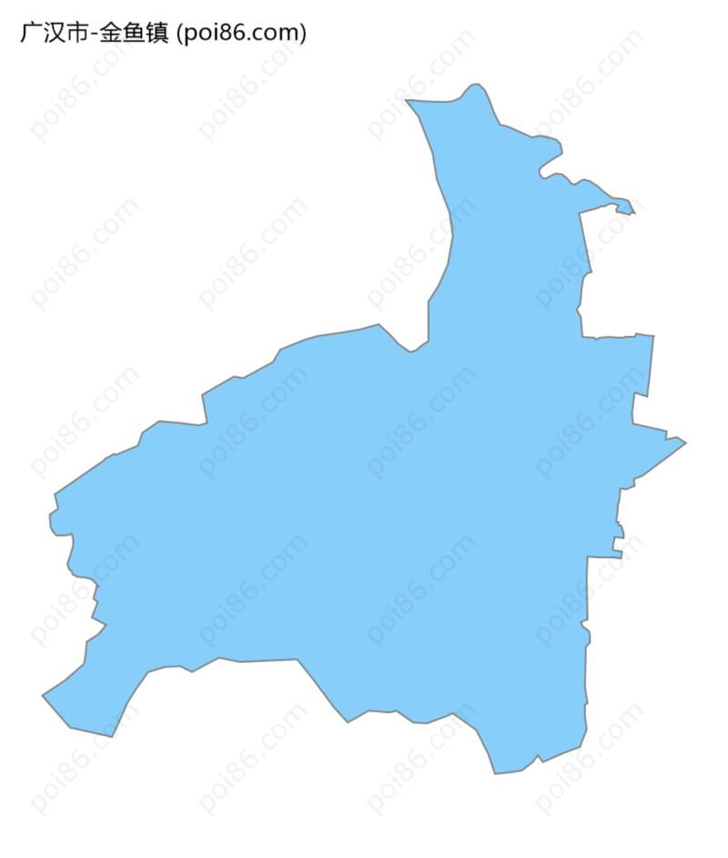 金鱼镇边界地图