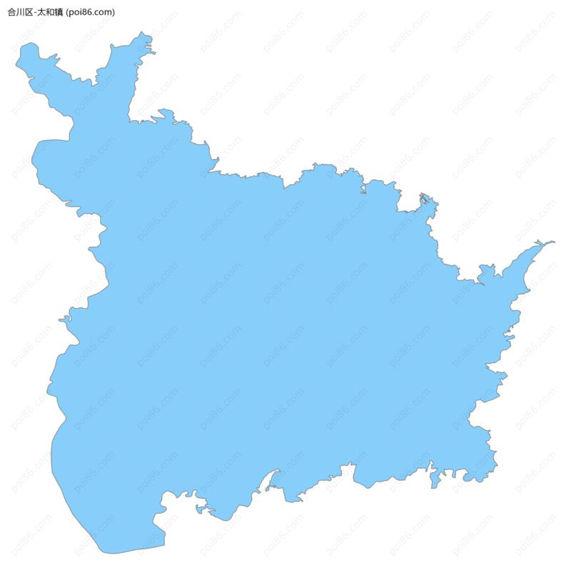 太和镇边界地图