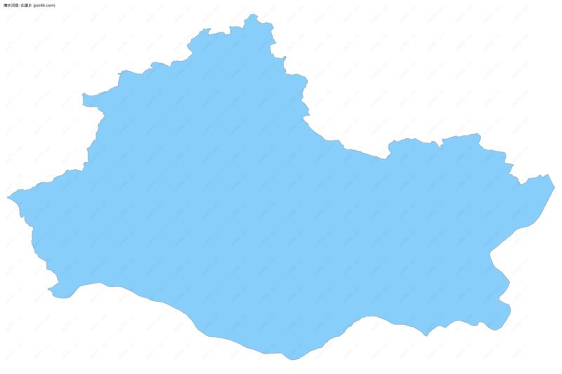 北堡乡边界地图