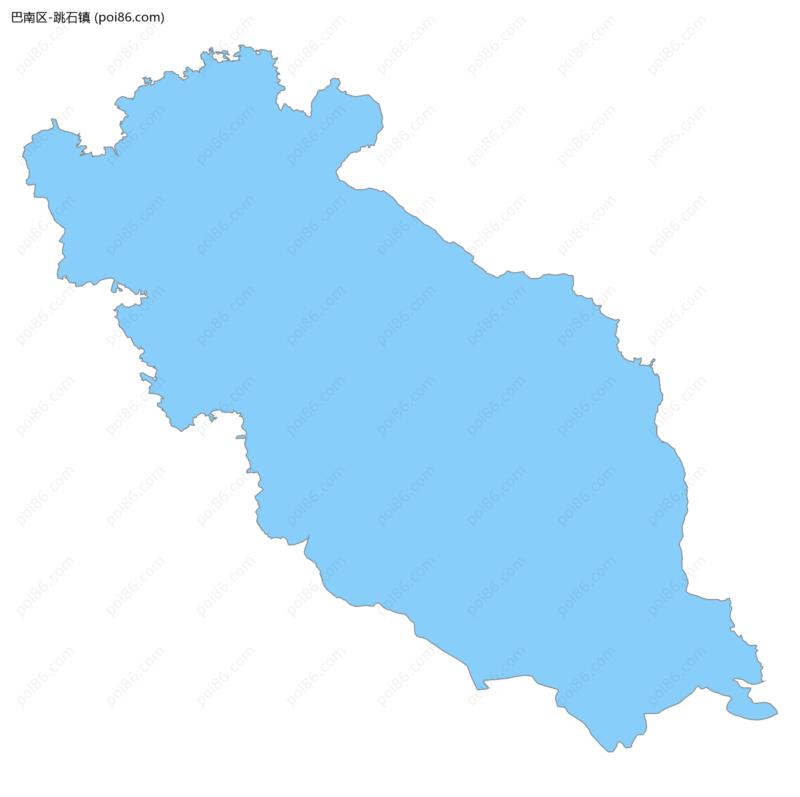 跳石镇边界地图