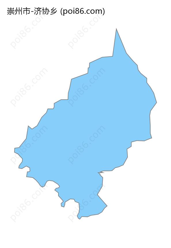 济协乡边界地图