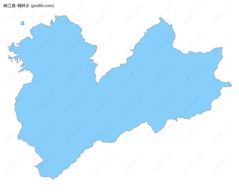 桐林乡边界地图