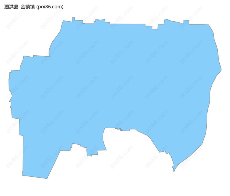 金锁镇边界地图