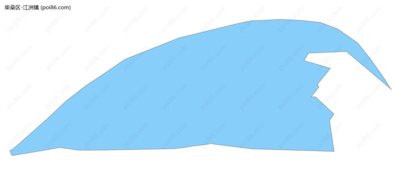 江洲镇边界地图