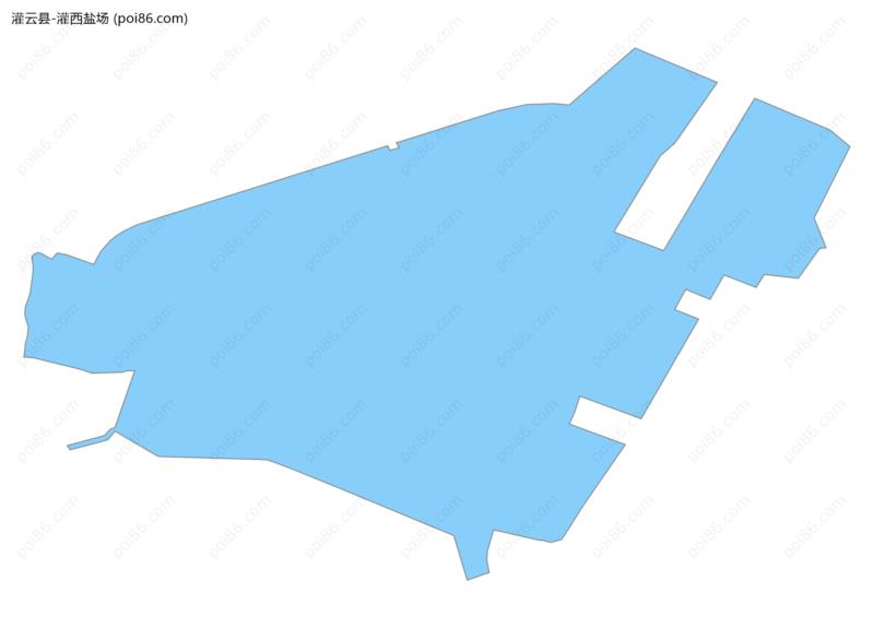 灌西盐场边界地图