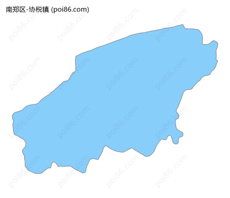 协税镇边界地图