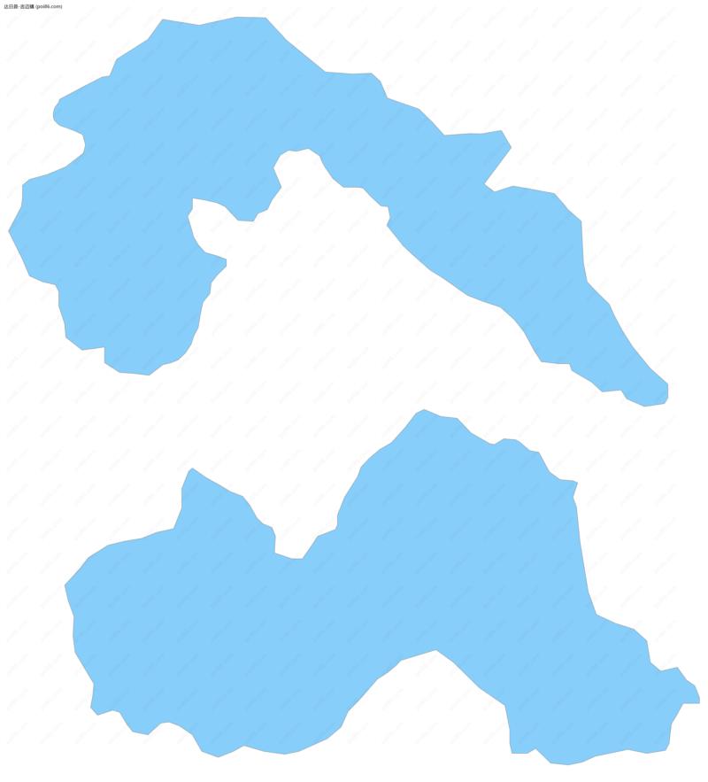 吉迈镇边界地图