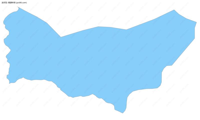 绿源林场边界地图