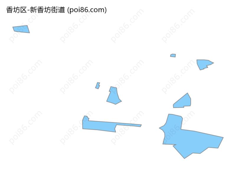 新香坊街道边界地图