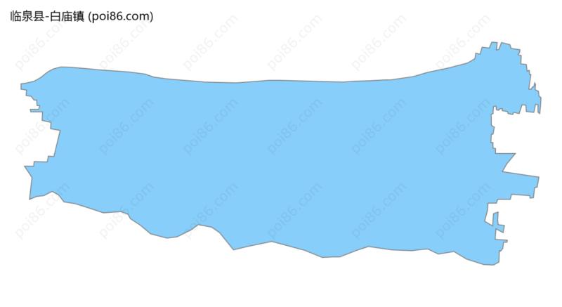 白庙镇边界地图